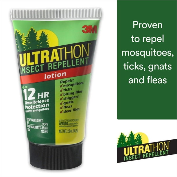 Ultrathon Insect Repellent Lotion, 34 Deet, Up to 12 Hours of