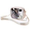 thumbnail image 1 of Bandolera transparente TOBVZOO Monedero transparente para mujer (beige), 1 of 7