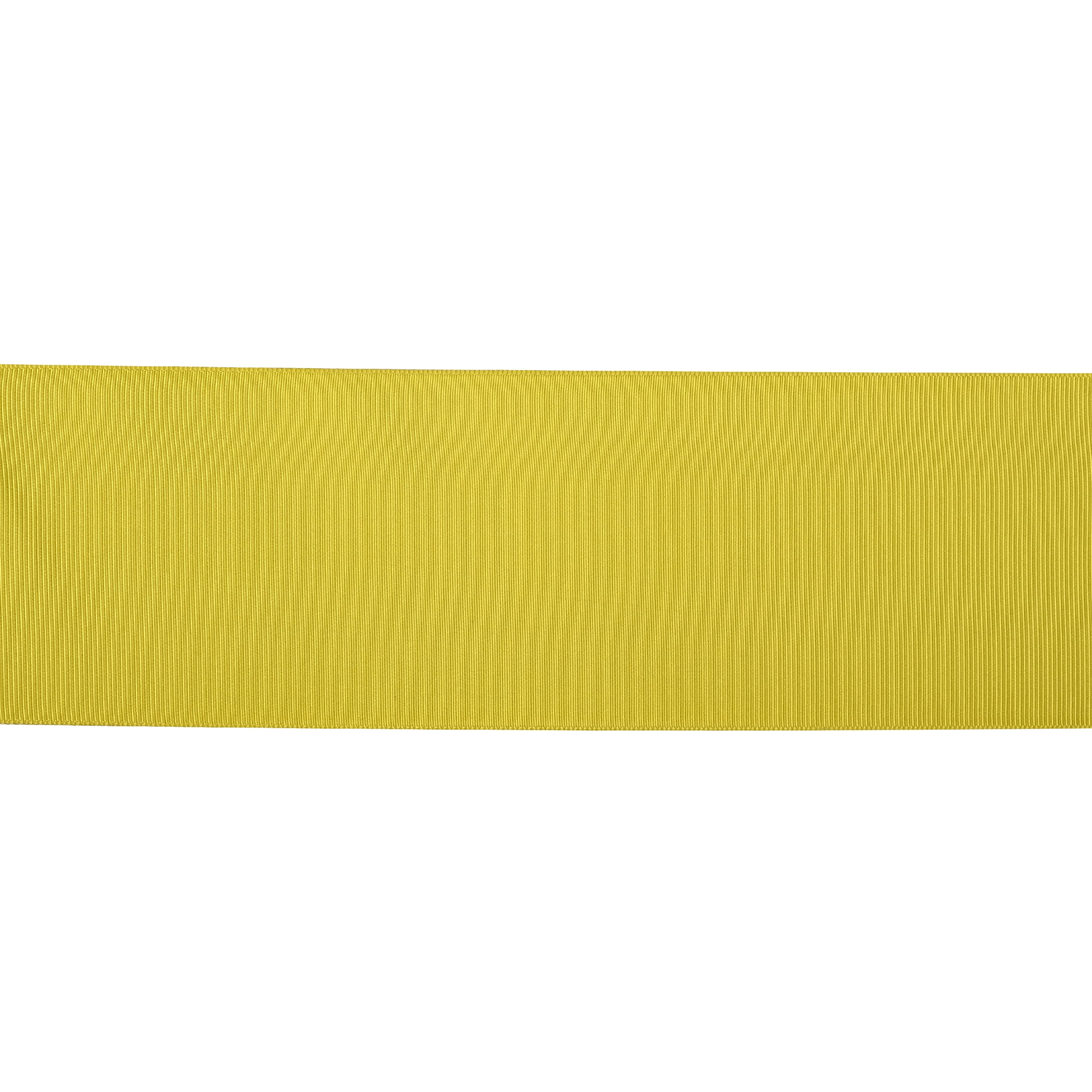 Gwen Studios 3" Yellow Maize Grosgrain Ribbon, 3 yards