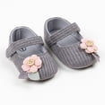 thumbnail image 1 of Zapatos De Bebé Recién Nacido Niñas Lazo-Nudo Lindo Antideslizante Niño Suela Suave Princesa Para Bautizo 0-18 Meses, 1 of 4