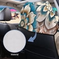 thumbnail image 6 of Xixirimido Roosters Boho Mandala Print Sweating Car Seat Cover for Post Gym Workout, Running, Swimming, Beach Universal Fit Non-Slip Towel Bucket Seat Protector for Cars SUV Trucks, 6 of 8