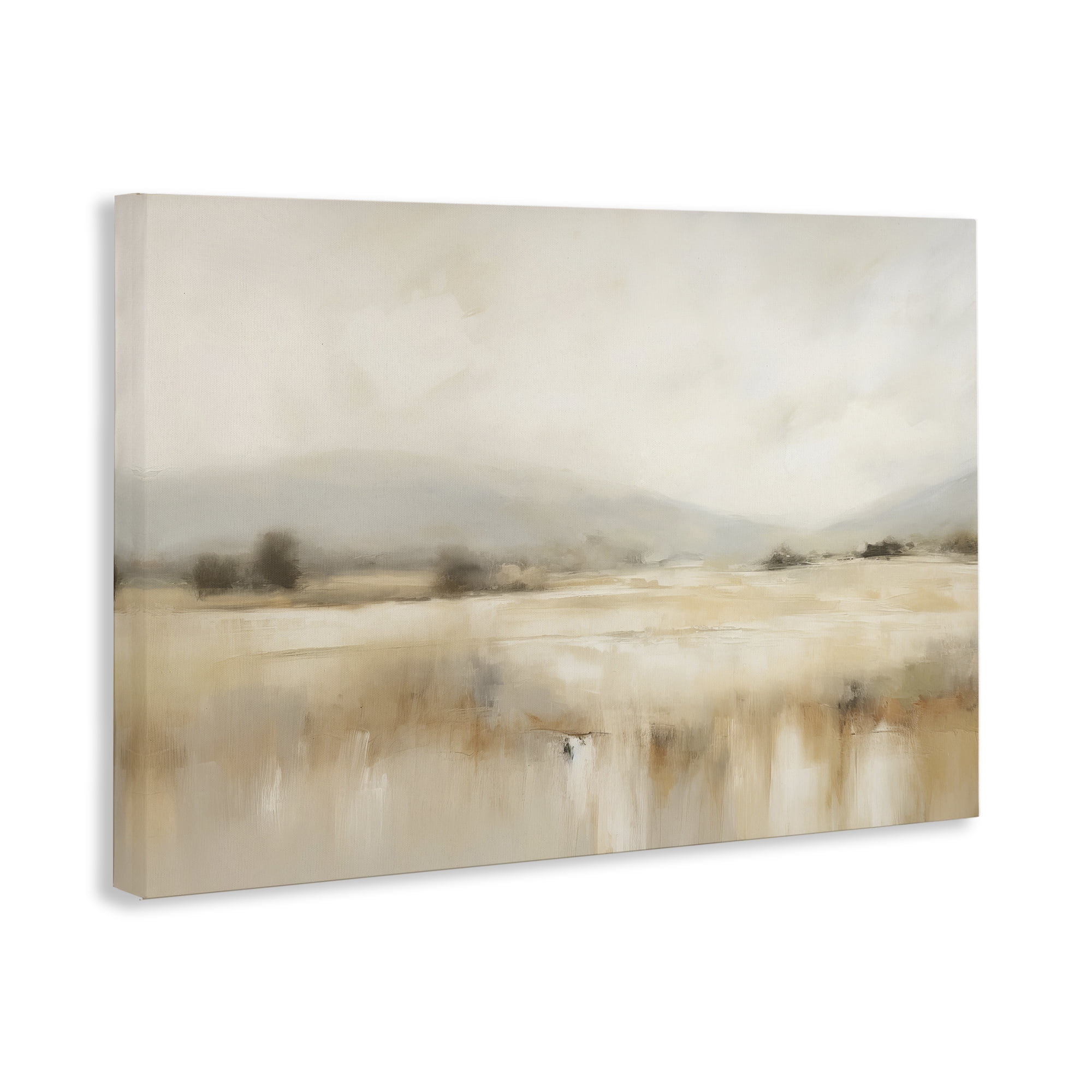 Stupell Industries Blurred Rural Countryside Landscape & Nature Painting Wrapped Canvas Art Print Wall Art, 36 x 24