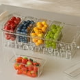 thumbnail image 6 of Ice Chilled Condiment Caddy â 5-Compartment Serving Tray with Lids & 2.5 Cup Containers | for Taco Bars, BBQ & Party Snacks, 6 of 7