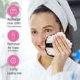 thumbnail image 5 of Make-up and make-up tool, cotton fibers, cotton foam cotton remover, 4 pieces, white, 5 of 5