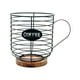 thumbnail image 3 of Cesta para cápsulas de café, organizador de cápsulas de espresso de gran capacidad, cápsula de café de hierro negro, 3 of 9