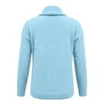 thumbnail image 5 of UrbanFashion Women’s Elegant Cowl Collar Knit Sweater Casual Stylish Pullover Top, 5 of 7