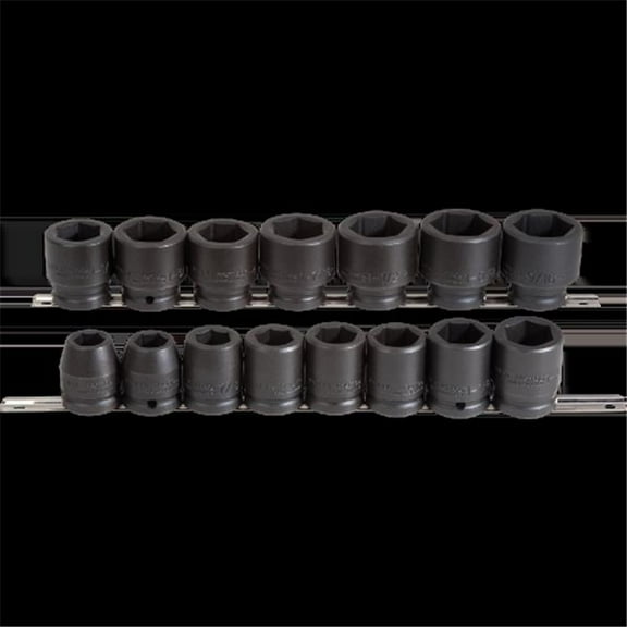 Proto 577-73105 0.75 in. Drive Impact Socket Set - 6 Point