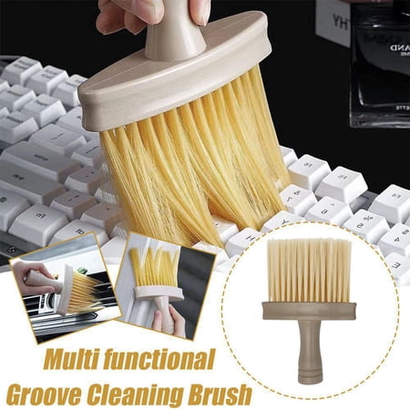 NOVELAR Compact Multi-Function Dust Brush 13.5 Inches Long for Efficient Sweeping and Detail Cleaning Around the Home