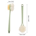 thumbnail image 4 of Unique Bargains Bath Brush Body Scrubber 14.96"x3.94"x2.36" Green, 4 of 6
