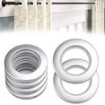thumbnail image 1 of Durable Material Curtain Grommet, Smoothly Slide Plastic Silence Sliding Rings For Bathrooms And Dressing Rooms, 1 of 5