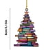 thumbnail image 3 of Christmas Tree Pendant Christmas Book Tree Suncatcher Ornament Car Pendant Christmas Acrylic Decoration Holiday, 3 of 5