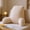 Yellowish white, variant on Zeiwohndc Large Backrest Cushion With Arms For Bed Sofa Reading Watching TV Or Working