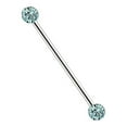 thumbnail image 4 of Industrial Barbell 14GA with Epoxy Coated Ferido Balls (Sold Individually), 4 of 8
