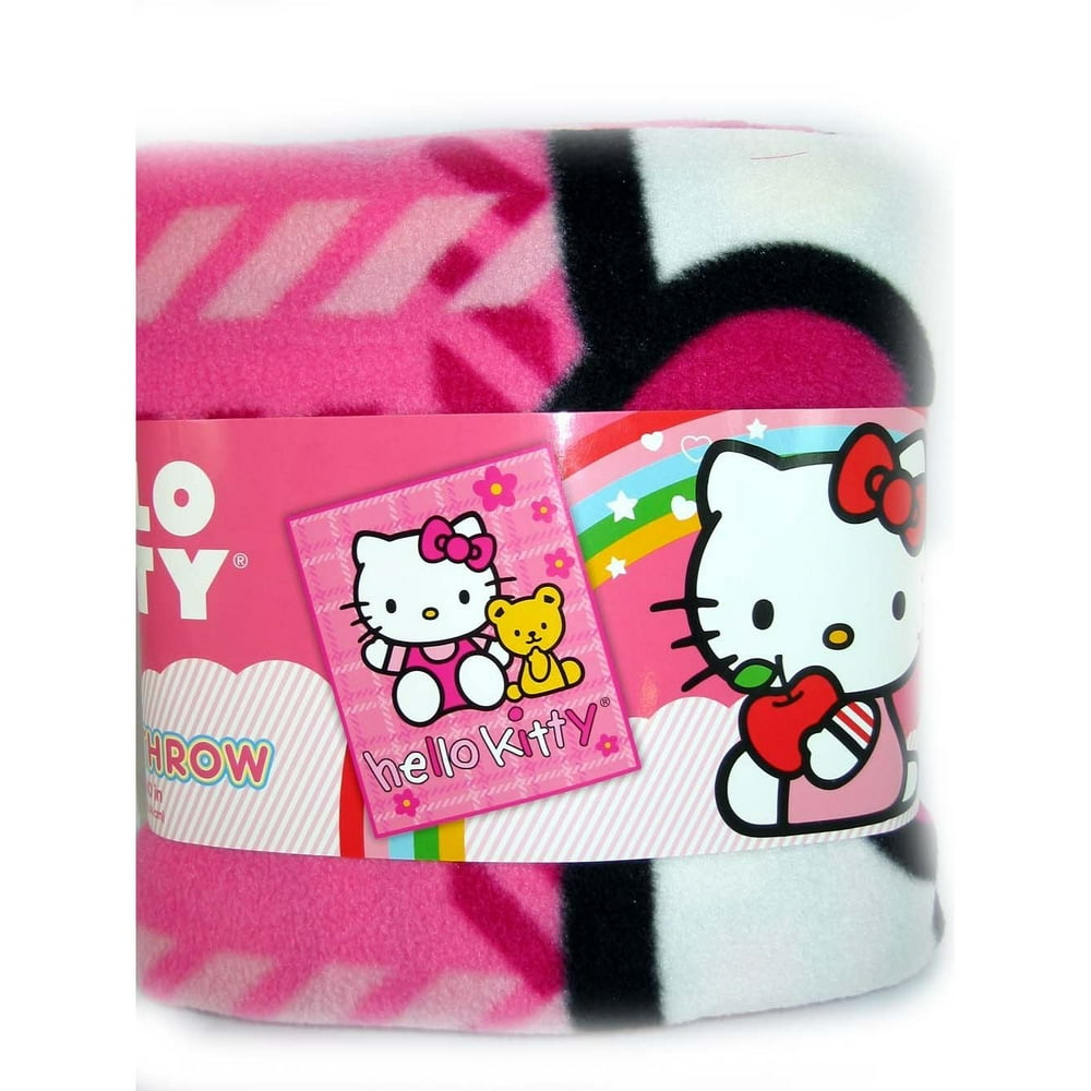 Blanket Hello Kitty Bear Friends Plush New Fleece Throw 67652