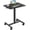 Black, variant on Adjustable Rolling Desk Laptop Computer Cart for Home, Office, Classroom,Overbed Table
