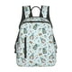 thumbnail image 1 of Disketp Winter Wonderland Light Blue Mochila Ligera e Impermeable, Mochila de Día Resistente para Viajes, Senderismo y Uso Diario para Hombre y Mujer, 1 of 7