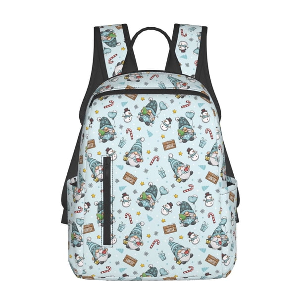 Disketp Winter Wonderland Light Blue Mochila Ligera e Impermeable, Mochila de Día Resistente para Viajes, Senderismo y Uso Diario para Hombre y Mujer
