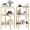 White;Gold, variant on LinkRomat Faux Marble End Tables Set of 2, 3-Tier Small Side Table, Round Coffee Table with Metal Legs, End Table for Living Room, White & Gold