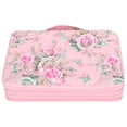 thumbnail image 4 of Estuche para lápices con 200 ranuras, estampado de rosas, soporte para bolígrafo con cremallera de 4 capas, bolsillo de almacenamiento de papelería, 4 of 8