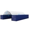 thumbnail image 5 of Chery Industrial 20x40FT PE Fabric Shipping Container Canopy Shelter with Closed Back Panel,Water Resistant, UV Protected, 5 of 7
