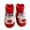 Red, variant on Gymnture christmas 1 Pair of Christmas Children Socks Warm Footwear Slide-proof Floor Socks for Kid