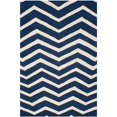 thumbnail image 1 of Safavieh Tapis de Laine Touffeté à la Main 8' X 10' en Marine et Ivoire, 1 of 5