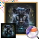 thumbnail image 1 of 5D DIY Taladro Parcial AB Diamante Pintura Pantera Del 45x45cm, 1 of 9