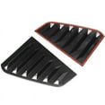 thumbnail image 5 of Car Rear Side Window Louvers, for Golf 7 R 7 7.5 2013-2020 Racing Style Window Blinds Air Vent Scoop Cover Black, 5 of 8