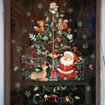 thumbnail image 2 of Pegatinas navideñas para ventana, calcomanía de cristal de dibujos animados de Papá Noel, árbol de Navidad, Feliz Navidad, Año Nuevo, decoraciones navideñas para el hogar, 2024, 2 of 5