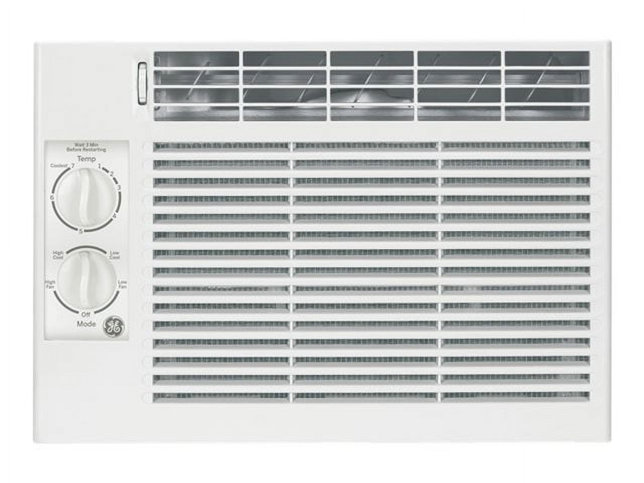 GE AEY05LS - Air conditioner - window mounted - 9.7 EER - cool white - image 3 of 4