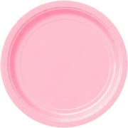 Way To Celebrate Paper Dessert Plates, Light Pink, 7in, 24ct