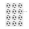 thumbnail image 2 of 120 pegatinas autoadhesivas con temática de balón deportivo para álbum de recortes de fútbol., 2 of 6