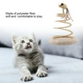 thumbnail image 3 of Divertido gato Teaser espiral lechón leopardo primavera peludo mascota ratón juguete, 3 of 8