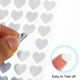 thumbnail image 3 of Uxcell 1800 Pcs Heart Reward Stickers, 30 Sheet Foil Sparkling Self Adhesive Colorful Sticker, Silver Tone, 3 of 7