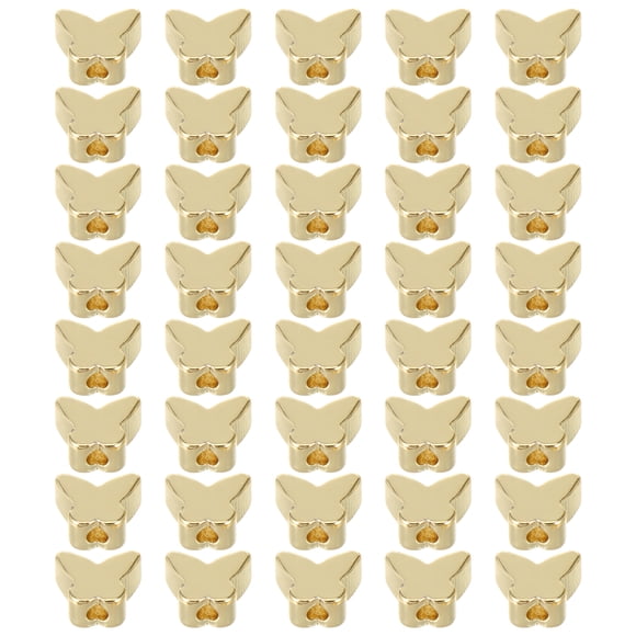 Breloques de Bijoux 40 Pcs Perles en Alliage Espaceur Diy pour Garçons et Filles Projets d'Artisanat de Jeu Sensoriel