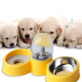 thumbnail image 4 of Cuenco para perros de acero inoxidable con dibujos animados Laklulu, cuenco para perros, cuenco para gatos, cuenco doble, cuenco automático para beber, 4 of 5