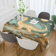 thumbnail image 2 of Yayeee Tablecloths 54" x 54" Rectangle Wrinkle Resistant Party Table Cover, Dinosaur with Stars, 2 of 8