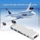 thumbnail image 2 of Adaptador HUB 7 en 1 Tipo C USBC 40Gbps Reemplazo de lector de tarjetas Micro SD / SD de datos para MacBook Pro 2016 de 13/15 pulgadas, Plata tholdsy EL2321-02B, 2 of 2