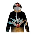thumbnail image 2 of Sudadera con capucha con estampado de bolos de dibujos animados coloridos para hombres, sudaderas deportivas con estampado 3D para niños, sudaderas casuales de manga larga con capucha, 2 of 4