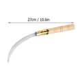 thumbnail image 3 of Lttoisl Faucille Dentelée en Acier Inoxydable avec Lame de 10,6 Pouces, Poignée Ergonomique en Plastique, Outil de Récolte Durable pour le Jardinage, le Camping, l'Entretien de Pelouse, la Gestion des Terres, 3 of 8