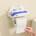thumbnail image 3 of Wall Mounted Toilet Paper Holder, Bathroom Tissue Box, Non Perforated Paper Storage, Modern Design, For Wet Areas, Wall-Mounted Convenience, Premium Plastic Material, For Home/Guest Rooms $BS$3, 3 of 8