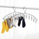 thumbnail image 5 of Set of 4 Clothes Hanger with 10 Clips, Stainless Steel, Windproof, for Drying Socks, Bras, Underwears, Baby Clothes, Hats, Scarfs, Towels, Pants, and, 5 of 5