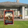 thumbnail image 3 of Joocar America 250th Birthday 1776 2026 Linen Garden Flag For Spring Summer Home Outdoor Garden Yard Door Decor 12x18 Inch, 3 of 5