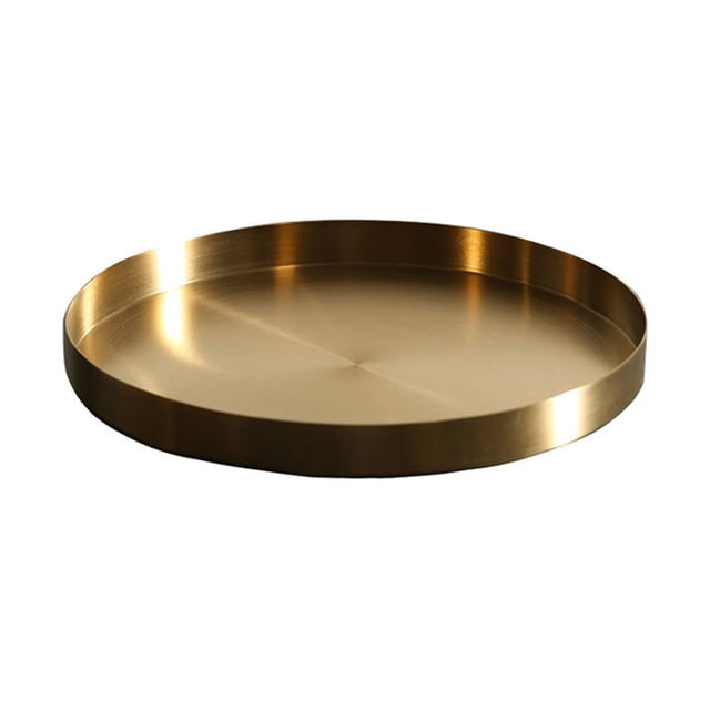 Simple and Practical Circular Tray Multifunctional Storage Tray Jewelry Display Tray Desktop Ornaments