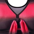 thumbnail image 1 of Maillot de Bain pour Femmes, Robe de Plage à Dégradé de Couleurs, Rouge, G, 1 of 9