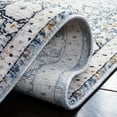 thumbnail image 5 of SAFAVIEH Moondust Daragh Floral Polyester Runner Rug, Ivory/Grey, 2' x 9', 5 of 8