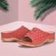 thumbnail image 1 of Sandalias informales con suela gruesa y punta abierta, transpirables, ligeras, retro, para mujer Wmkox8yii  ytu1445, 1 of 3