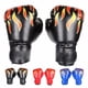 thumbnail image 2 of Guantes de boxeo para niños, unisex, de PU, con estampado de llamas de fuego, para lucha, combate, protector de manos, ropa deportiva para fitness, Sanda, 2 of 3