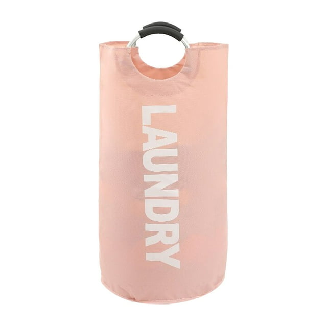 LPSSTORE Foldable Aluminum Handle Cloth Storage Laundry Hamper for Bathroom & Bedroom