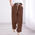thumbnail image 4 of Women's Fall and Winter Casual Fashion Drawstring Pants, 4 of 6